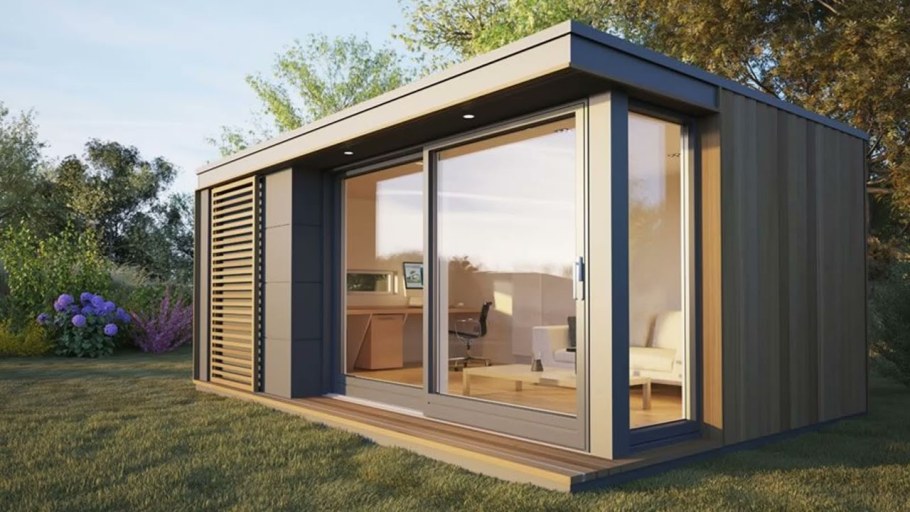 Домик из вагончика