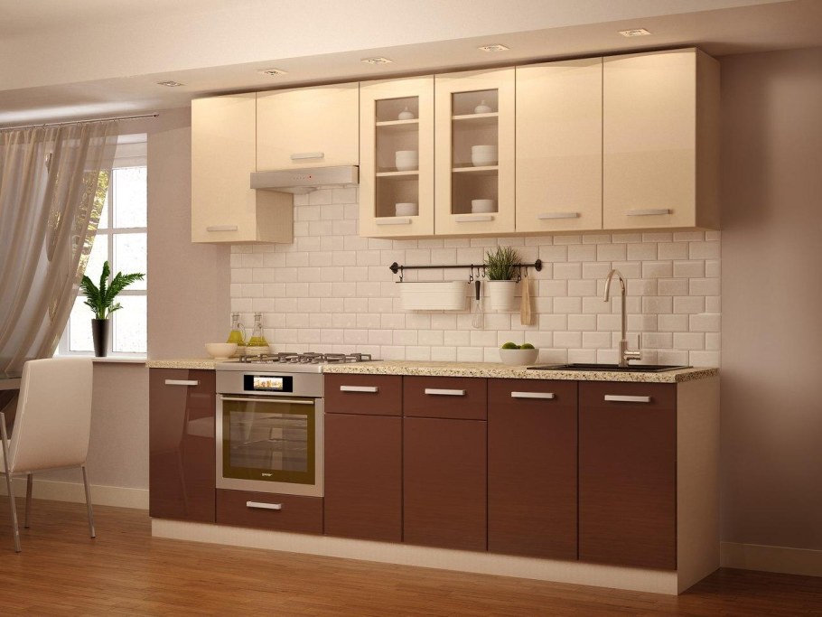 Кухня олива и мокко