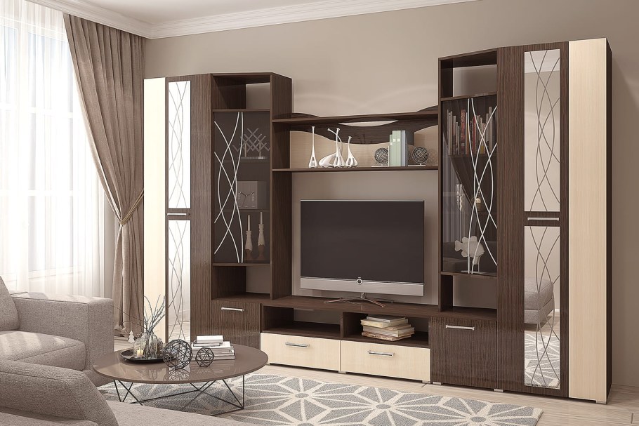 Стенка гамма 2 белфорт венге