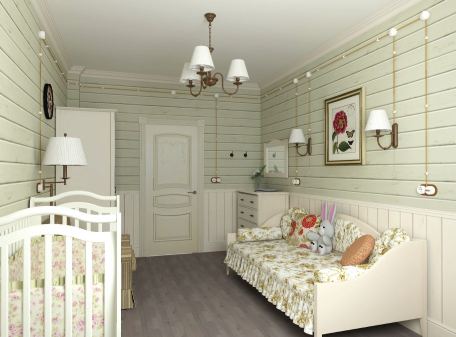 Красиво покрашенная вагонка