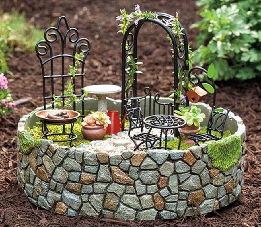 Гарденинг миниатюрный сад