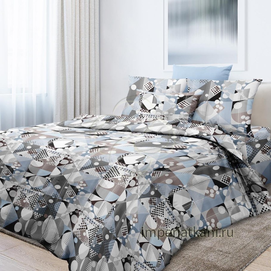 КПБ 2сп перкаль гипюр