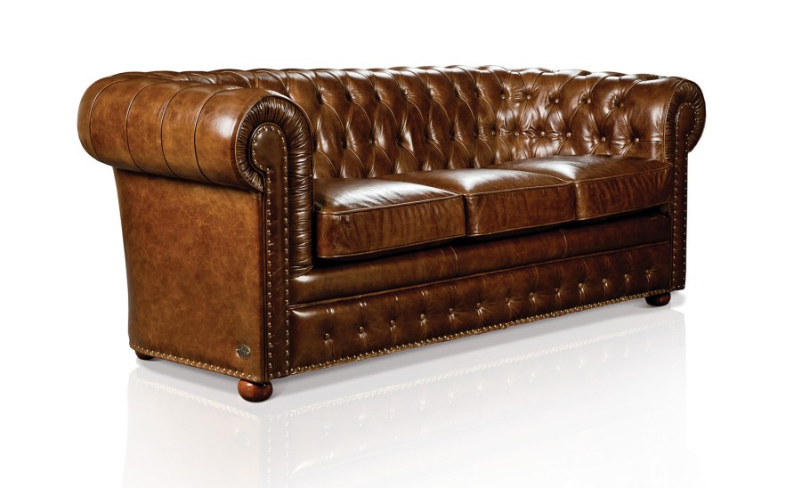 Диван Честер бирюзовый в интерьере