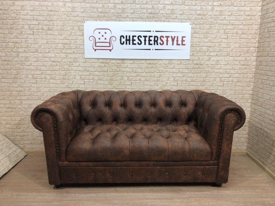 Диван Честер, черный