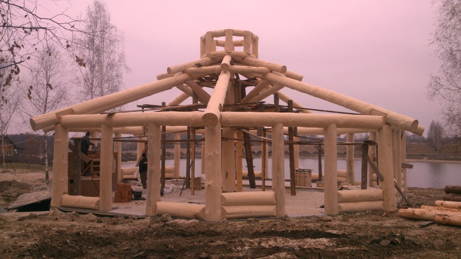 Беседка по канадской технологии