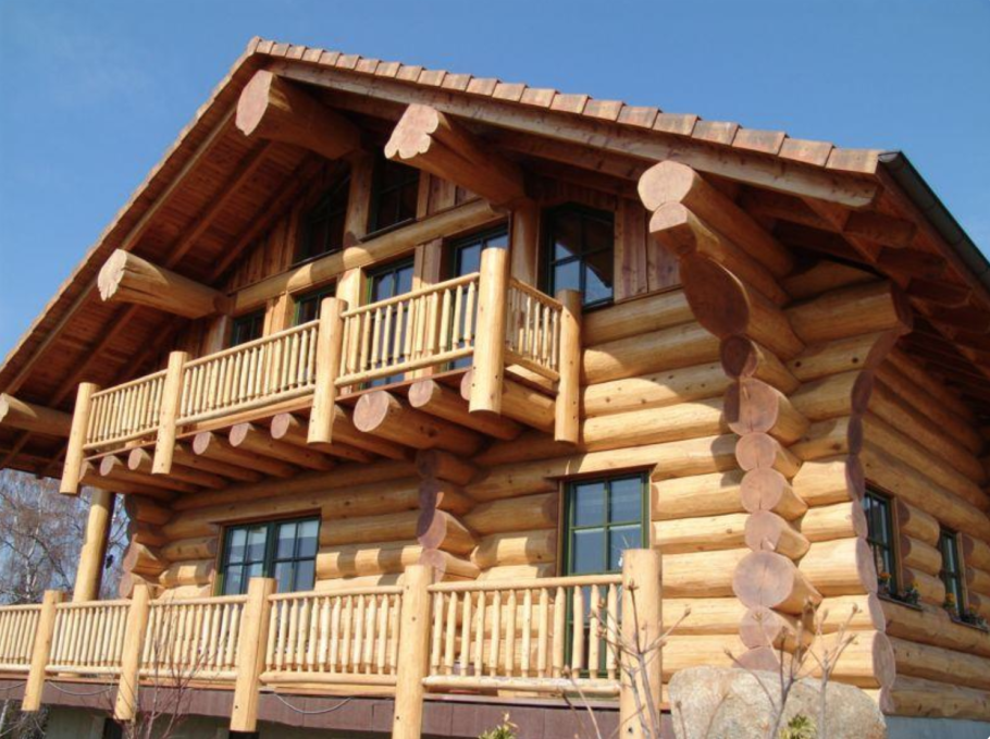 Дом из цельного бревна