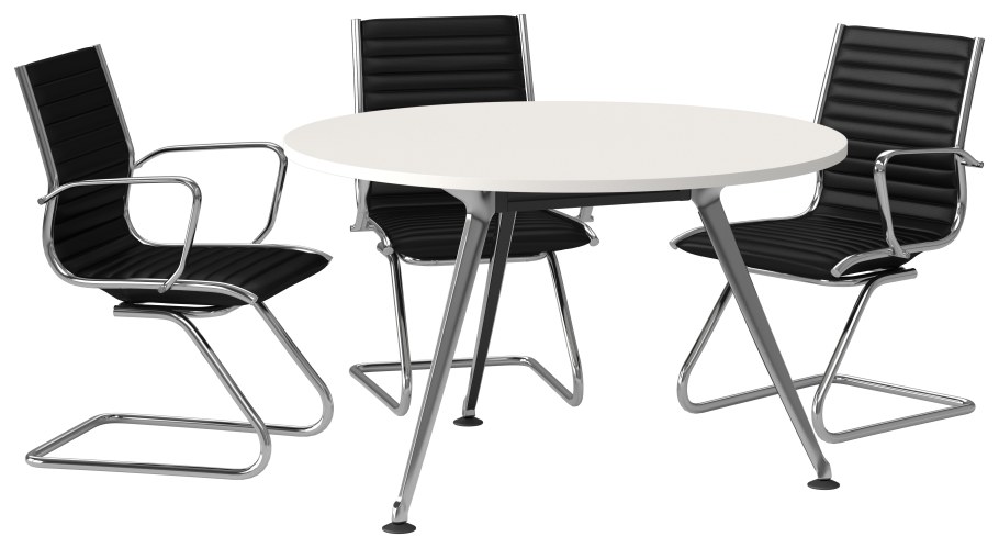 Стол № 39-2 каркас хром, Дуолит 1200х800мм э101