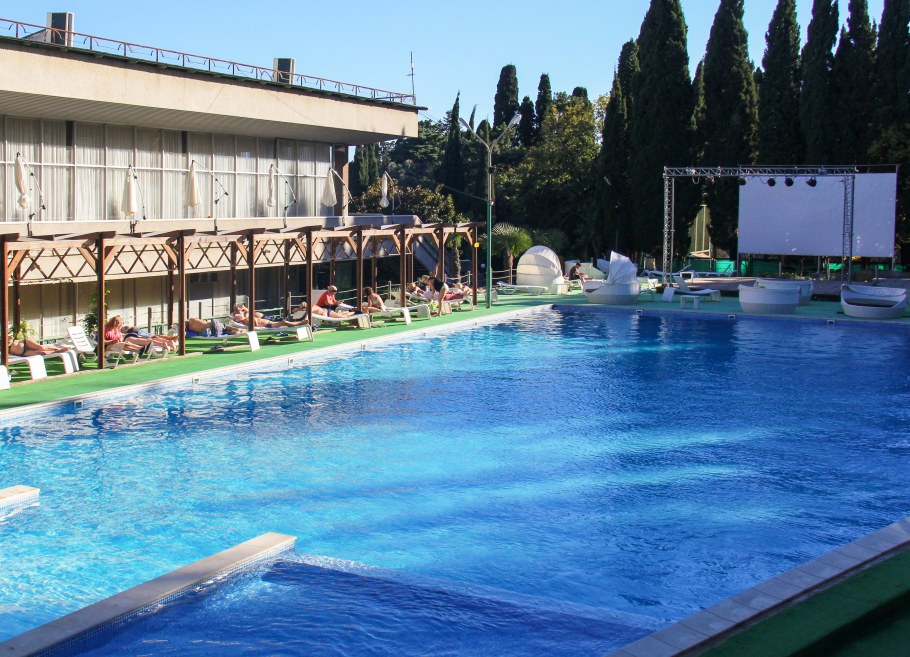 Ялта Интурист территория отеля