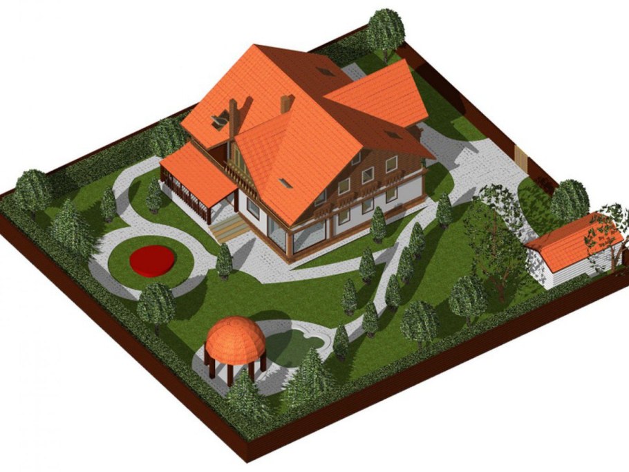 Планировка загородного участка