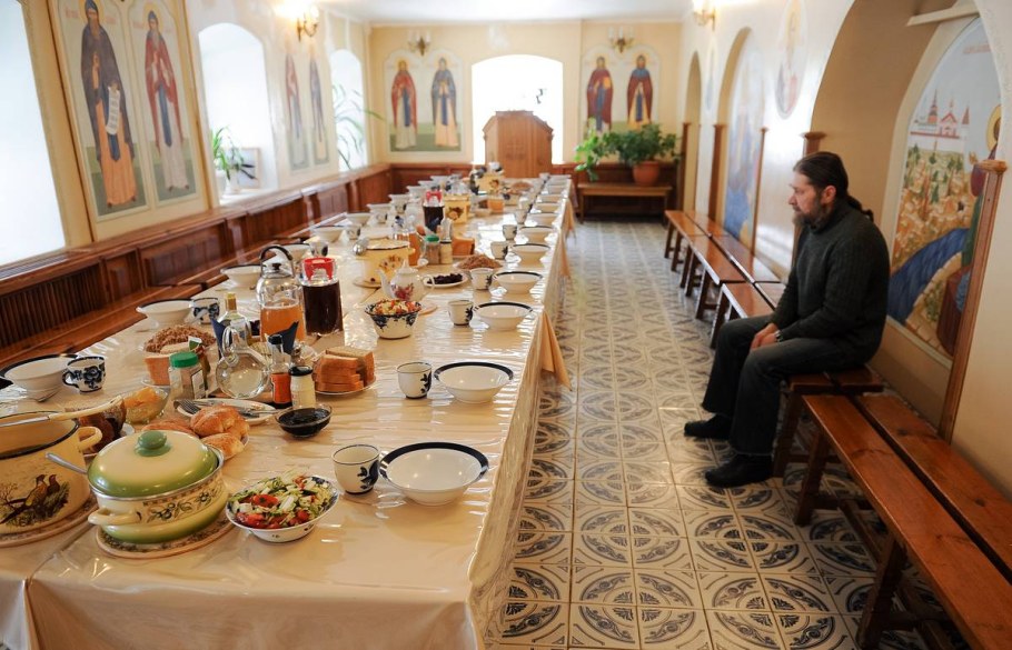 Оптина пустынь трапезная