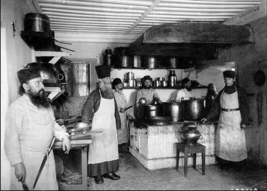 Повар в старину