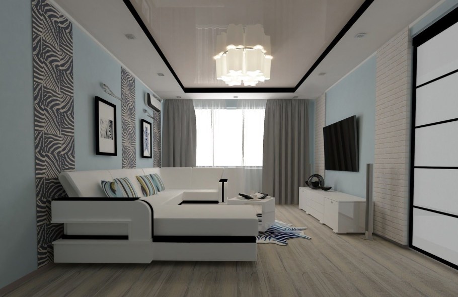 Дизайн зала в хрущевке