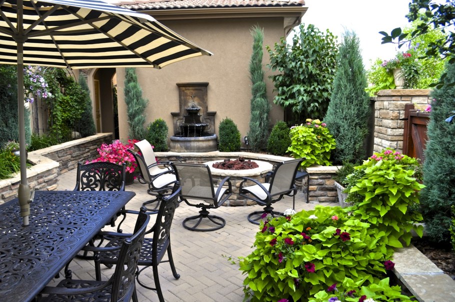 Патио в английском стиле