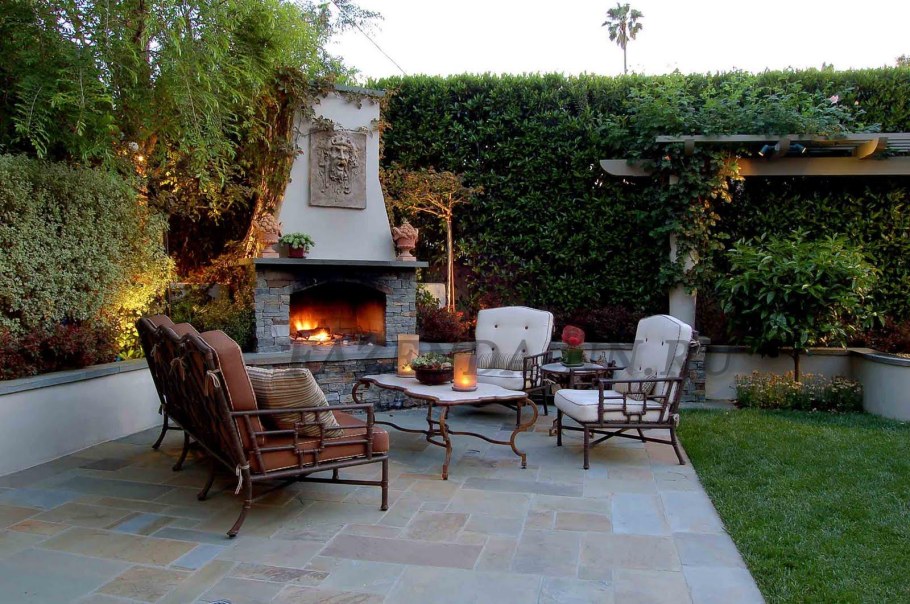 Мангальная зона с патио