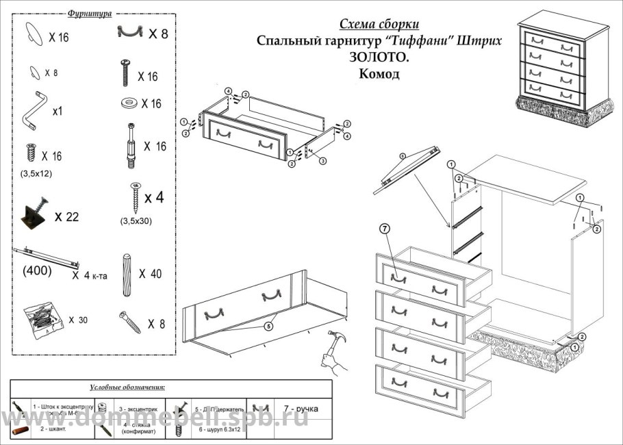 Кроватка трансформер Фея 1100 инструкция сборки