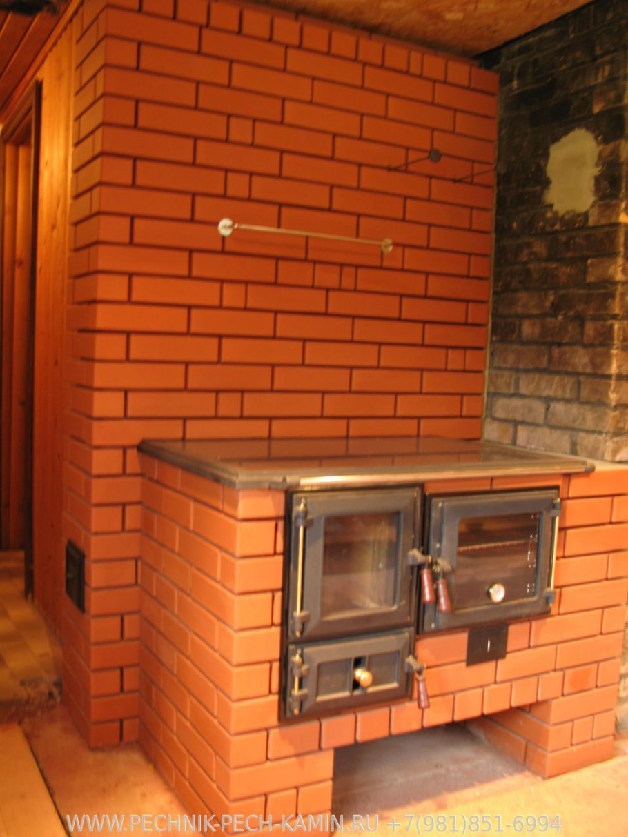 Отопительно варочная печь шведка Малютка