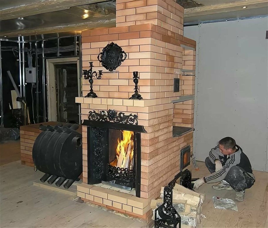 Кирпичная печь 1х1м