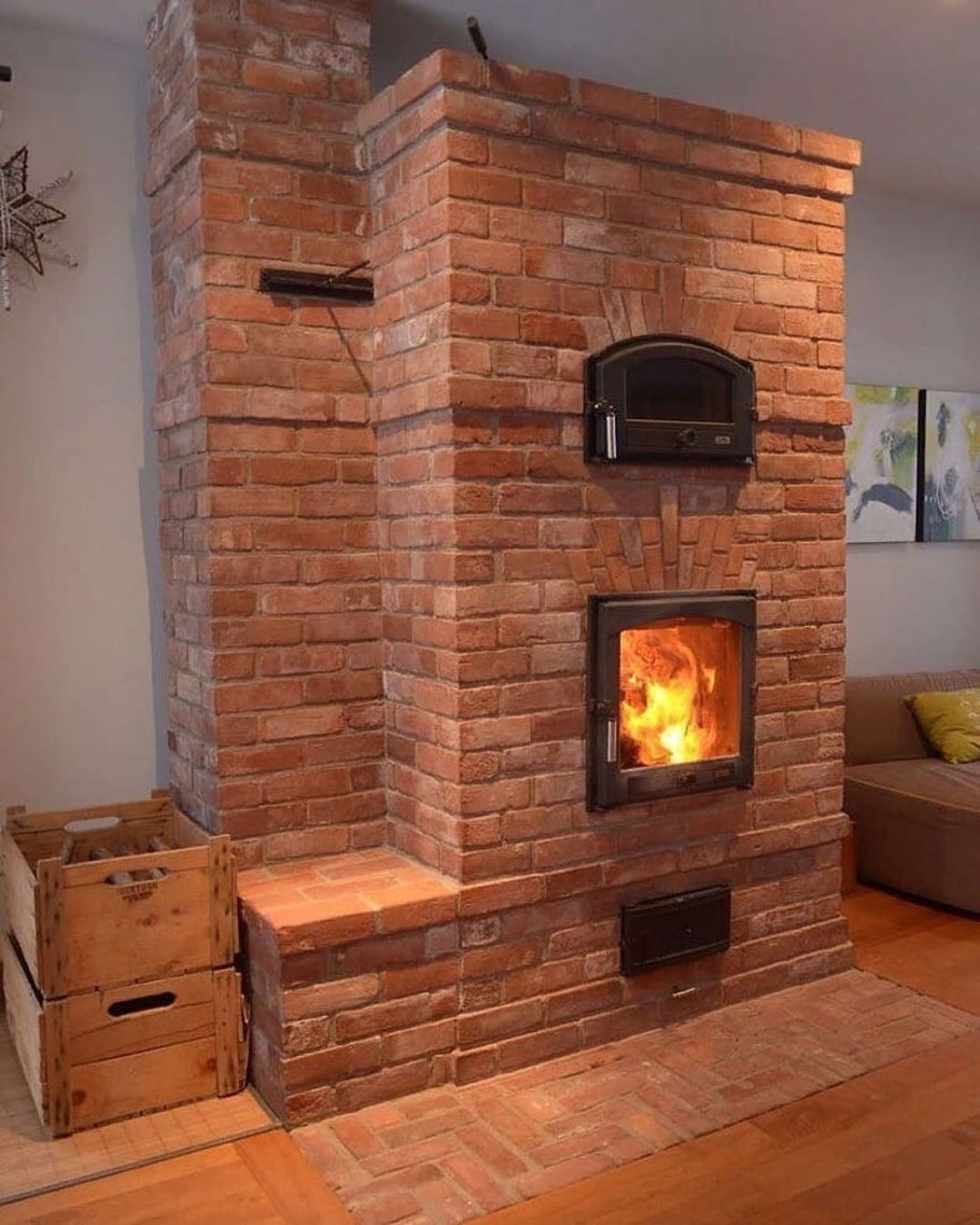 Дровяная печь шведка