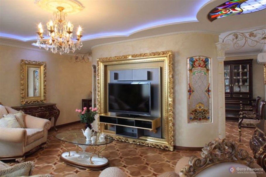 Евроремонт гостиная