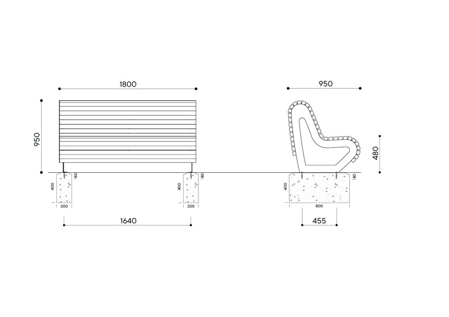Высота лавки стандартная
