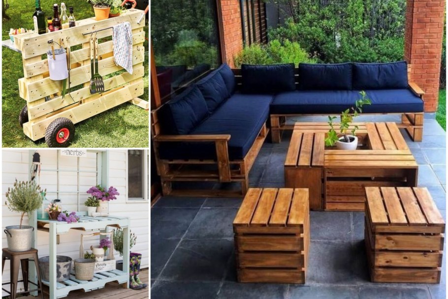 Терраса с поддонов