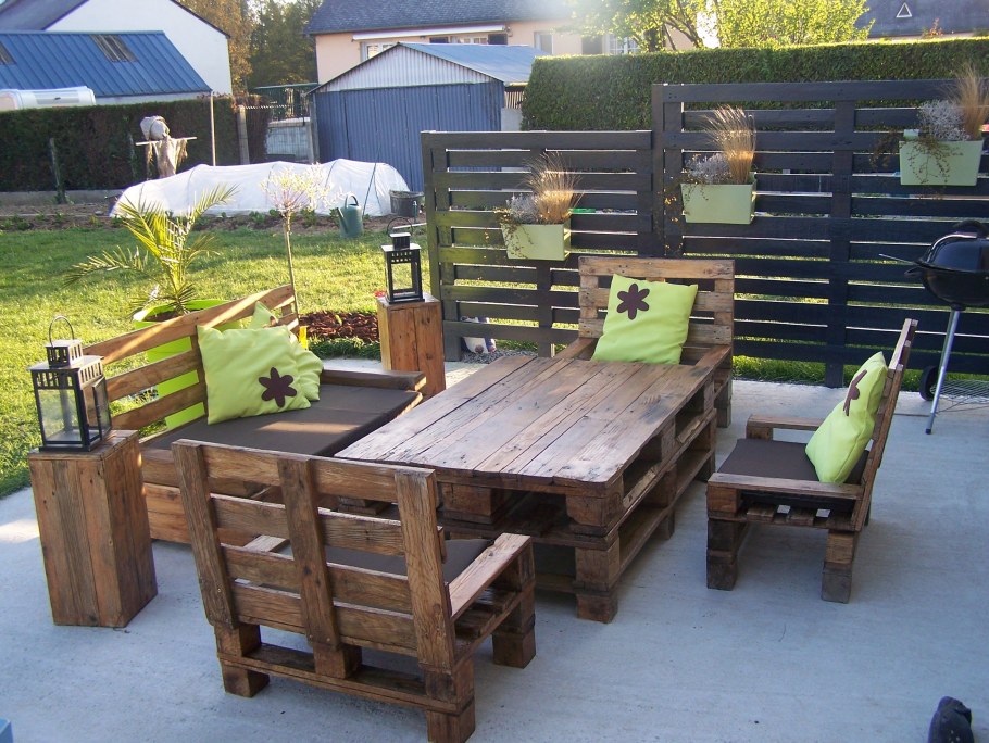 Мебель на веранду из палетт