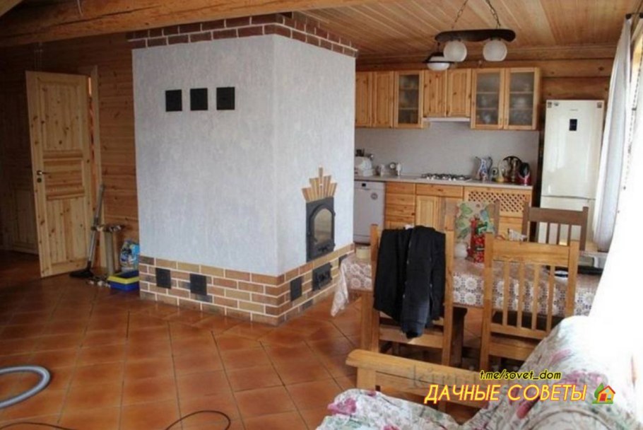 Печь в деревенском доме