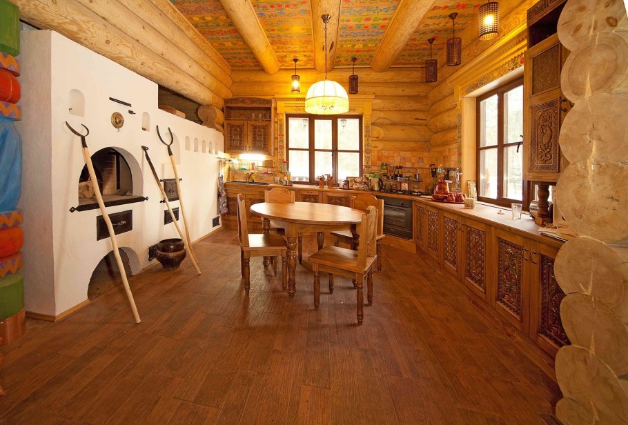 Комната с печью