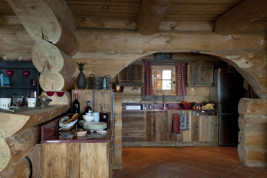 Печь в деревенском доме