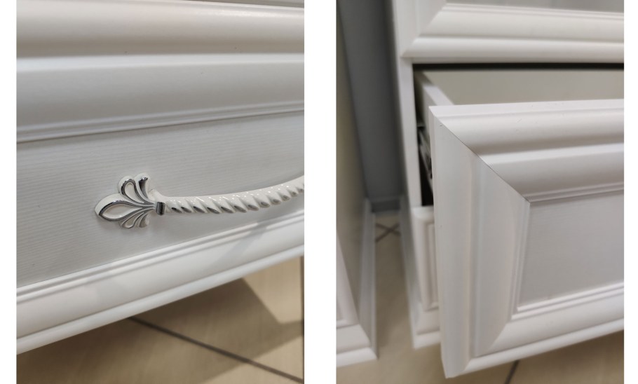 Шкаф ШР-2 лакированный Грация витрина 4 стекла