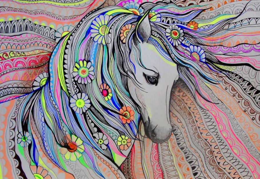 Стилизованная лошадь