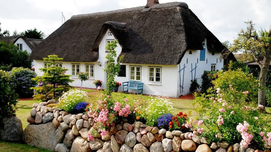 Английские домики с садом каменный Джейн Остен