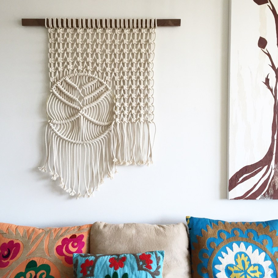 Панно из веревки на стену