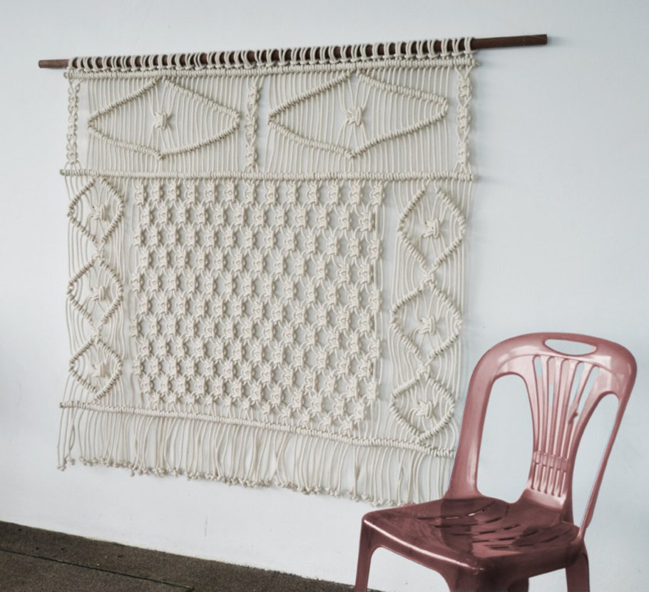 Настенный декор макраме