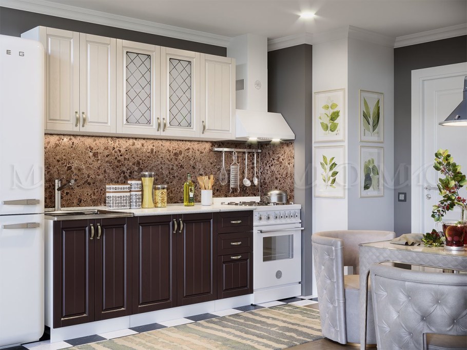 Кухонный гарнитур Настя Мускат" миф" 1.8м Мускат