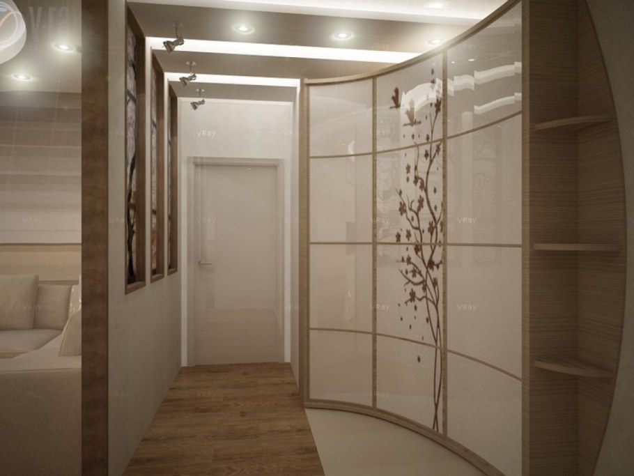 Шкаф в квадратную прихожую