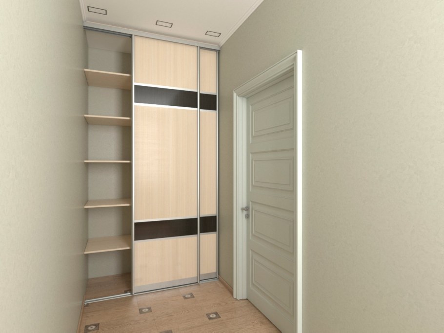 Узкий шкаф купе