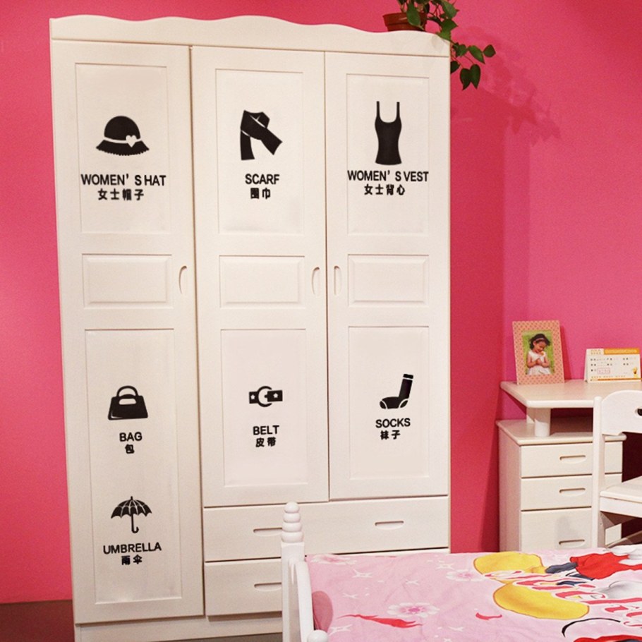 Наклейки на фасады шкафов