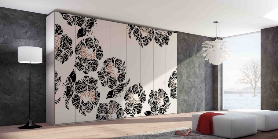 Интерьерные наклейки на шкаф