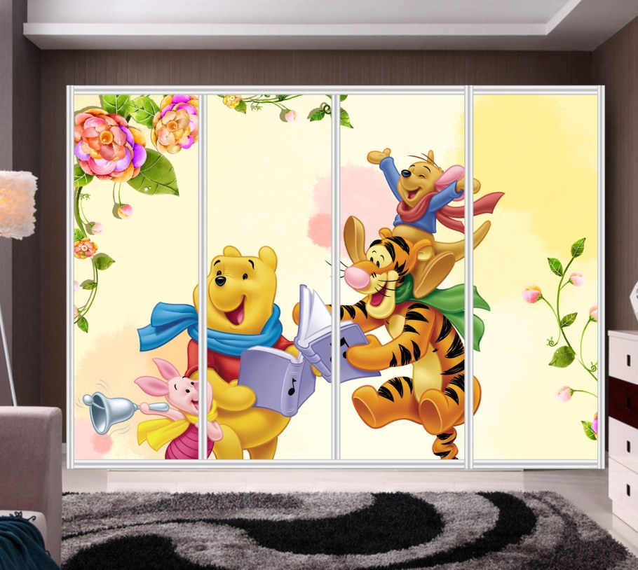 Наклейки декоративные цветы