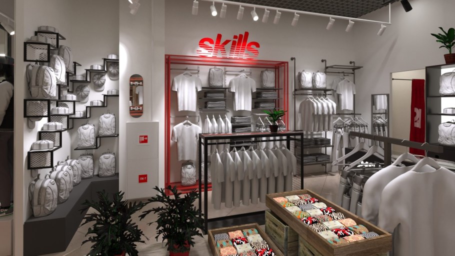 Планировка бутика