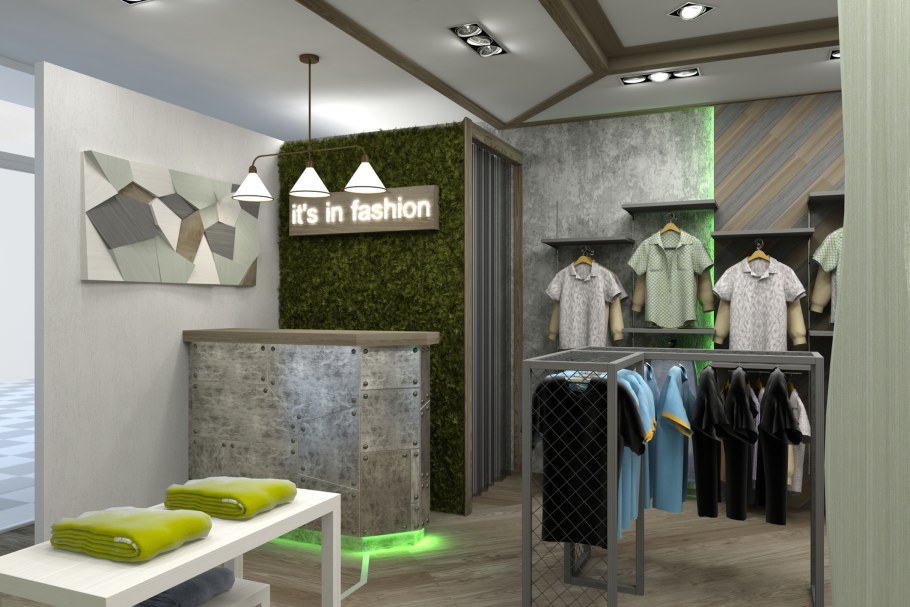 Интерьер магазина белья