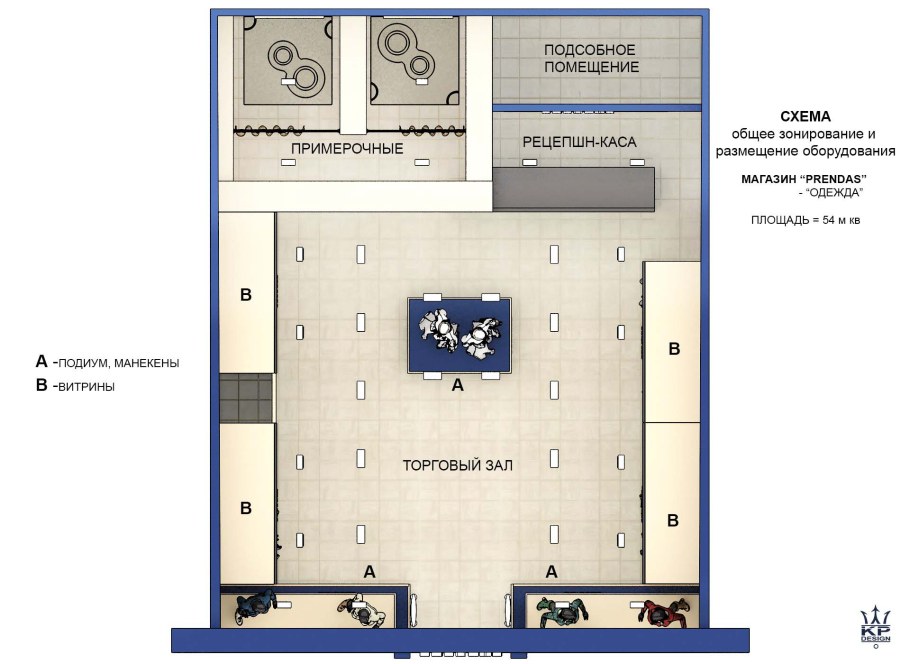 Торговое пространство магазина