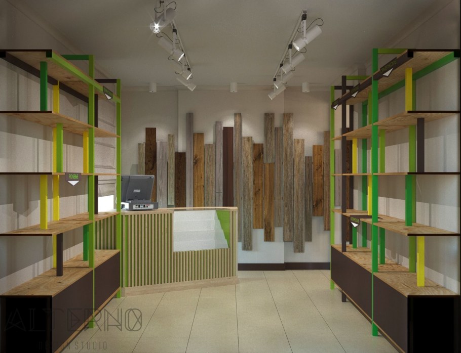 Интерьер бутика в стиле арт деко