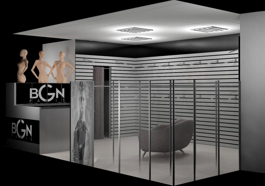 Стильный интерьер магазина