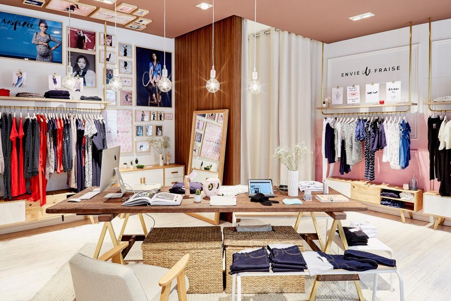 Макет магазина одежды