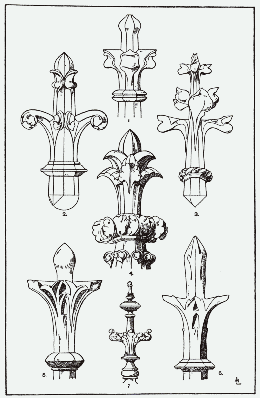 Фиал архитектурный элемент