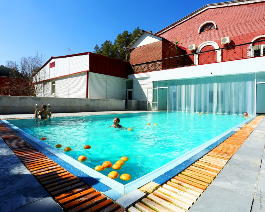 Санаторий Увильды бассейн под открытым