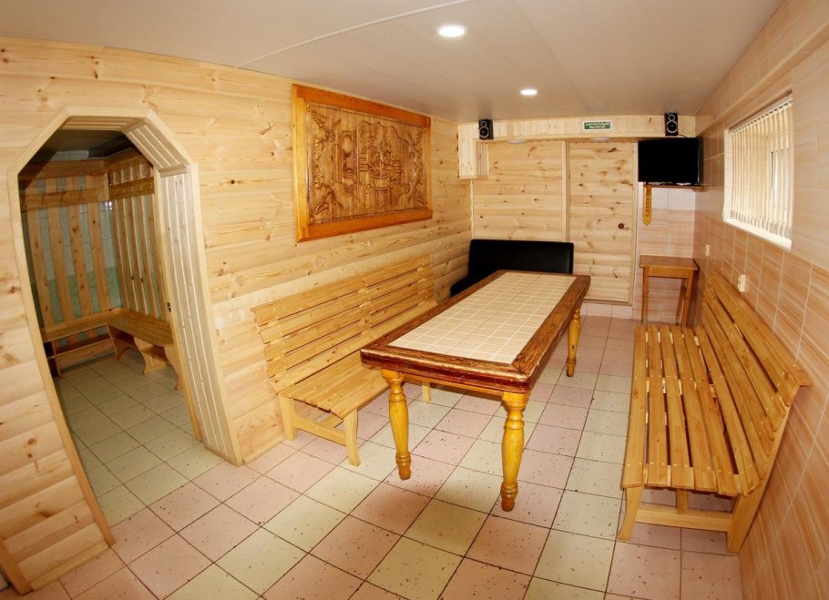 Стол и лавки для бани