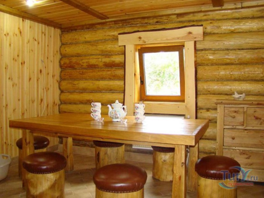 Мебель для сауны и бани в комнате отдыха